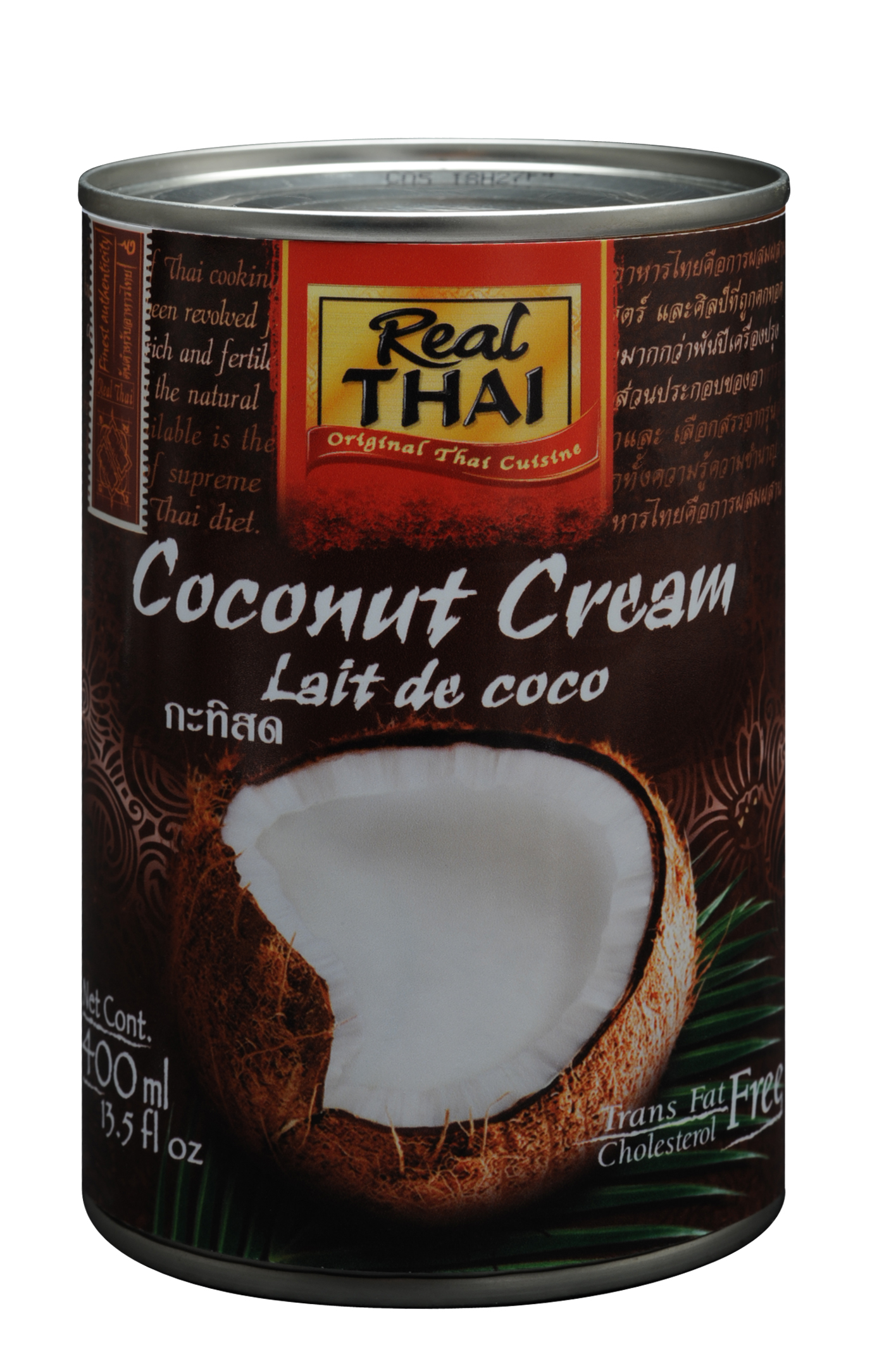 REAL THAI CANNED COCONUT CREAM 400 ML Eat Well